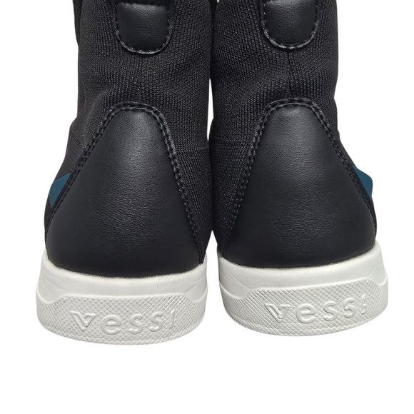 Vessi Men's Chelsea Sneaker Asphalt Waterproof Black On Off White 2 / Size M10 - Picture 10 of 15